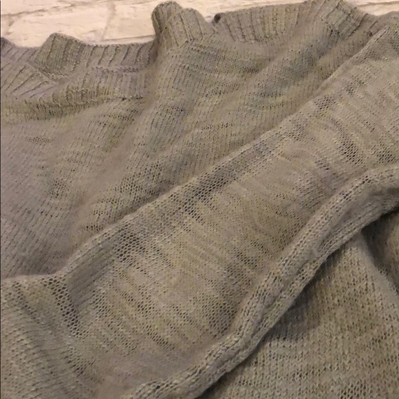 Grey Lou & Grey burnt out sweater. Sz L (fits M) - Picture 2 of 5